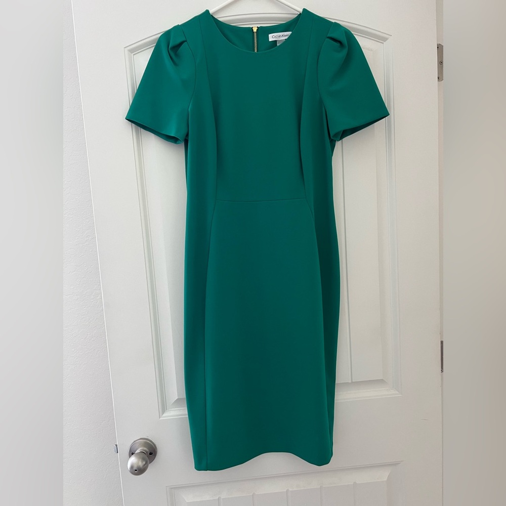 Calvin Klein green dress